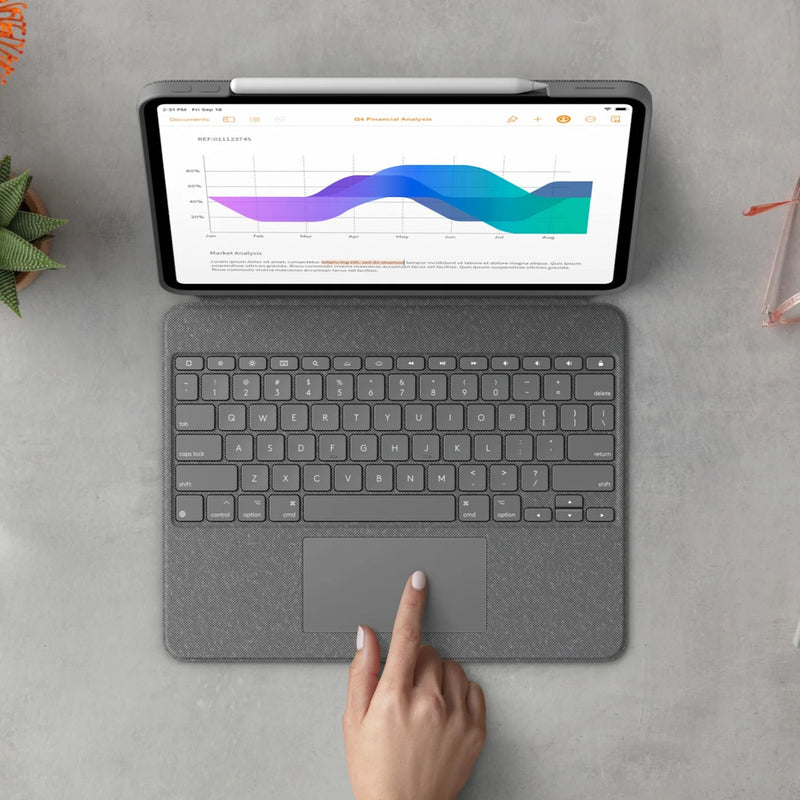 LOGITECH Combo Touch Keyboard Case for iPad Pro