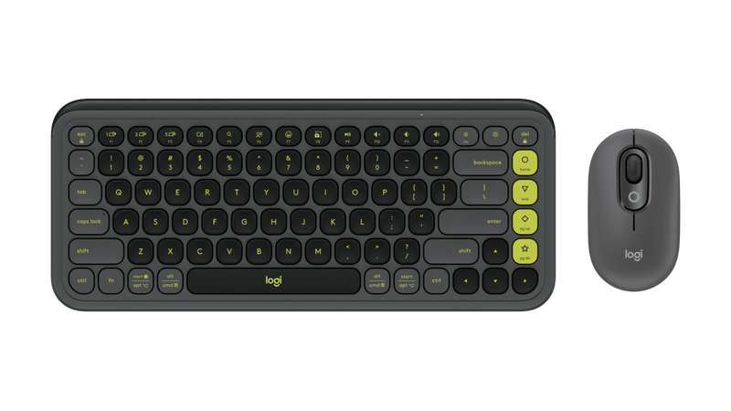 LOGITECH POP Icon Wireless Keyboard and Mouse Combo