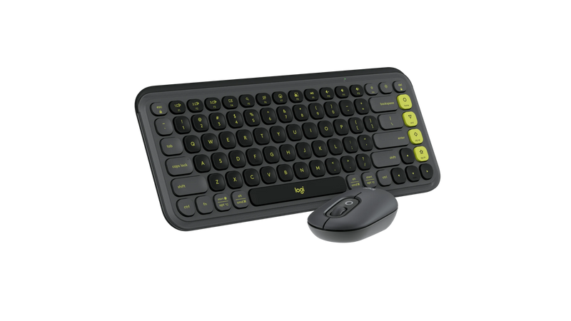 LOGITECH POP Icon Wireless Keyboard and Mouse Combo