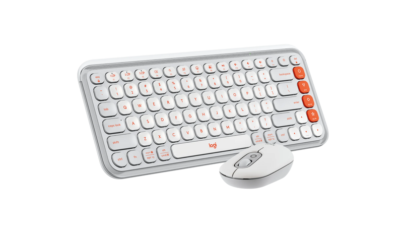 LOGITECH POP Icon Wireless Keyboard and Mouse Combo