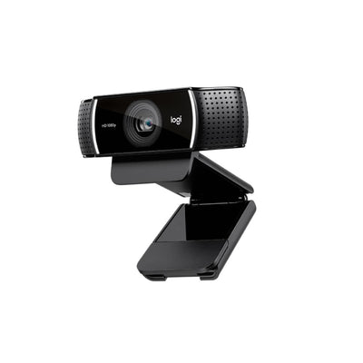 Logitech C922 Full HD Pro Stream Webcam with Background Replacement Feature and Tripod for Video (Work From Home, Home Based Learning, Video Call)