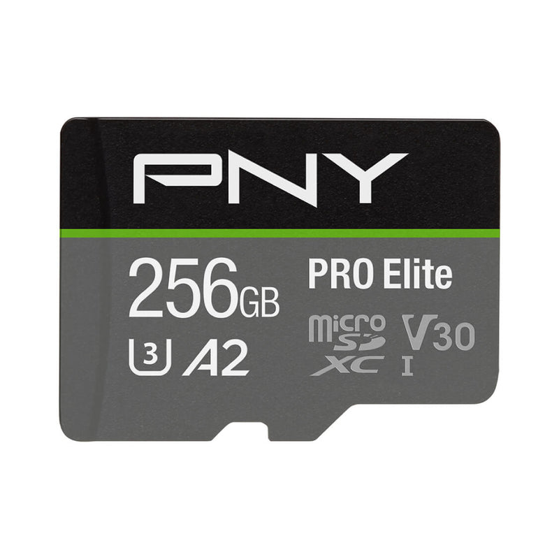 PNY Pro Elite U3 microSD Memory Card 256GB
