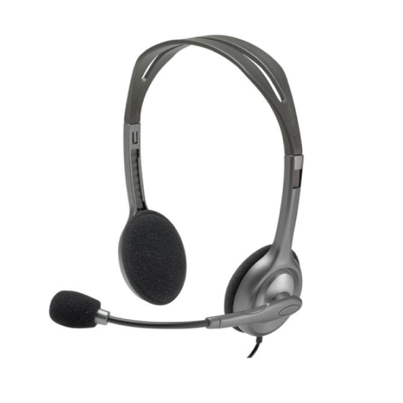 Logitech H110 Basic Stereo Dual-Jack Headset (Work From Home, Home Based Learning, Audio Video Conferencing)