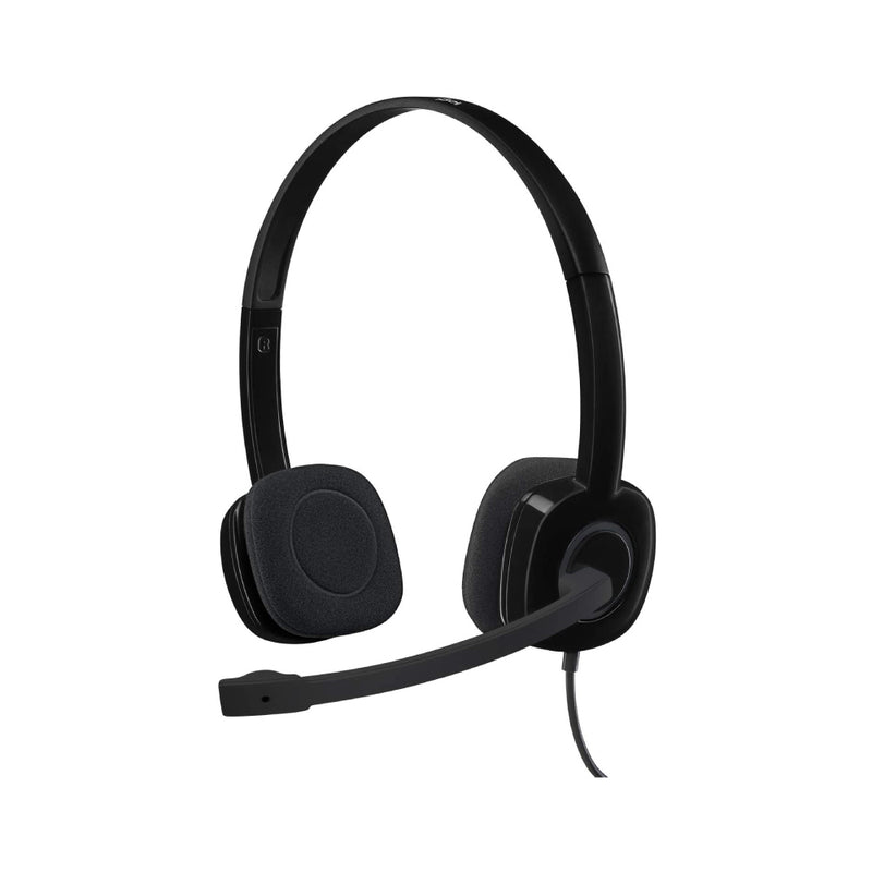 Logitech 3.5 mm Analog Stereo Headset H151 with Boom Microphone 