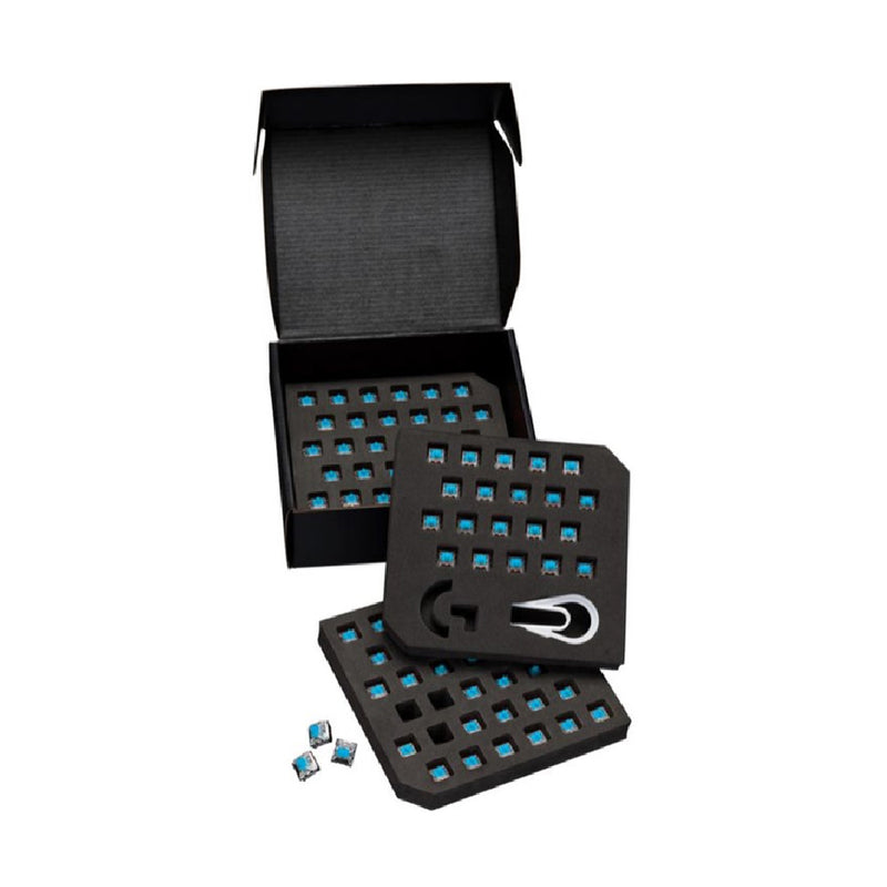 Logitech G GX Switch Kit For Pro X Keyboard Only (User Swappable Add On) - Blue Clicky/Brown Tactile/Red Linear