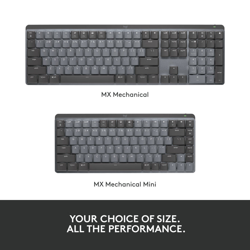 LOGITECH MX Mechanical Mini Wireless Illuminated Performance Keyboard