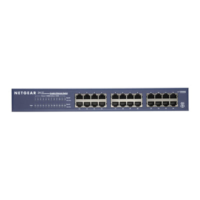 NETGEAR JGS524 24-Port Gigabit Ethernet Unmanaged Switch - Desktop/Rackmount, and ProSAFE Limited Lifetime Protection