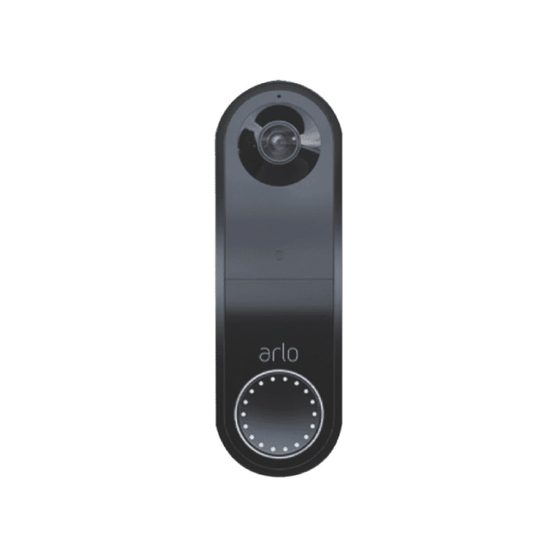 ARLO AVD2001B Essential Wire-free Video Doorbell | HD Video Quality, 2-Way Audio, Package Detection | Motion Detection and Alerts | Built-in Siren | Night Vision | Easy Installation - Black