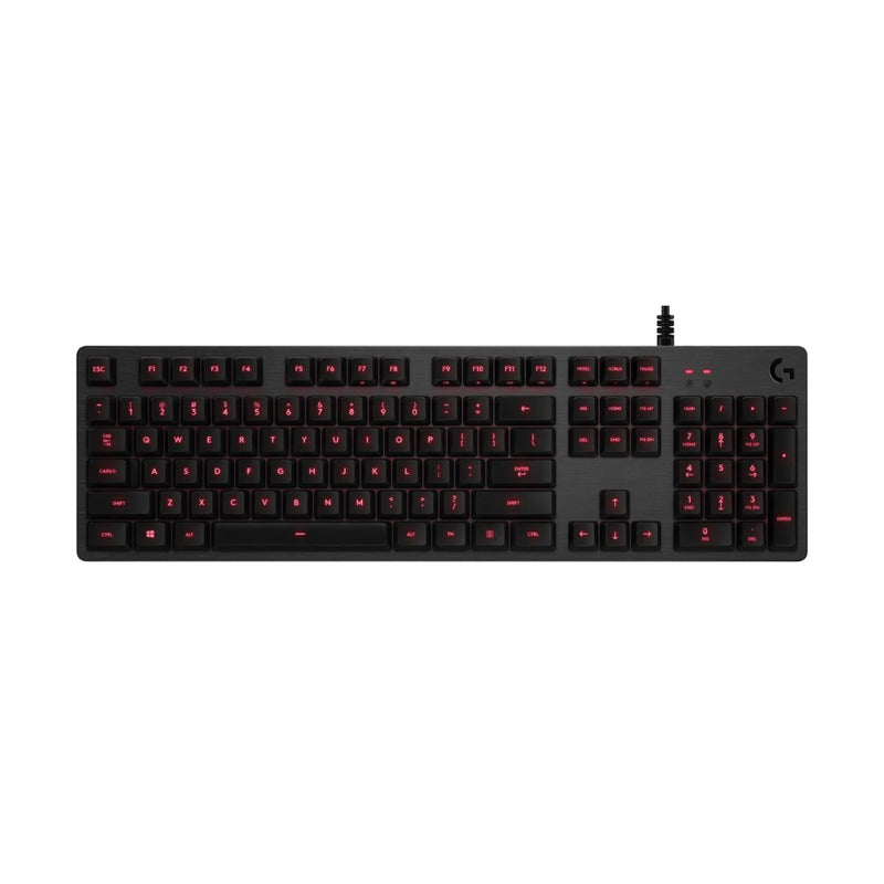 Logitech G413 Backlit Mechanical Gaming Keyboard with USB Passthrough – Carbon