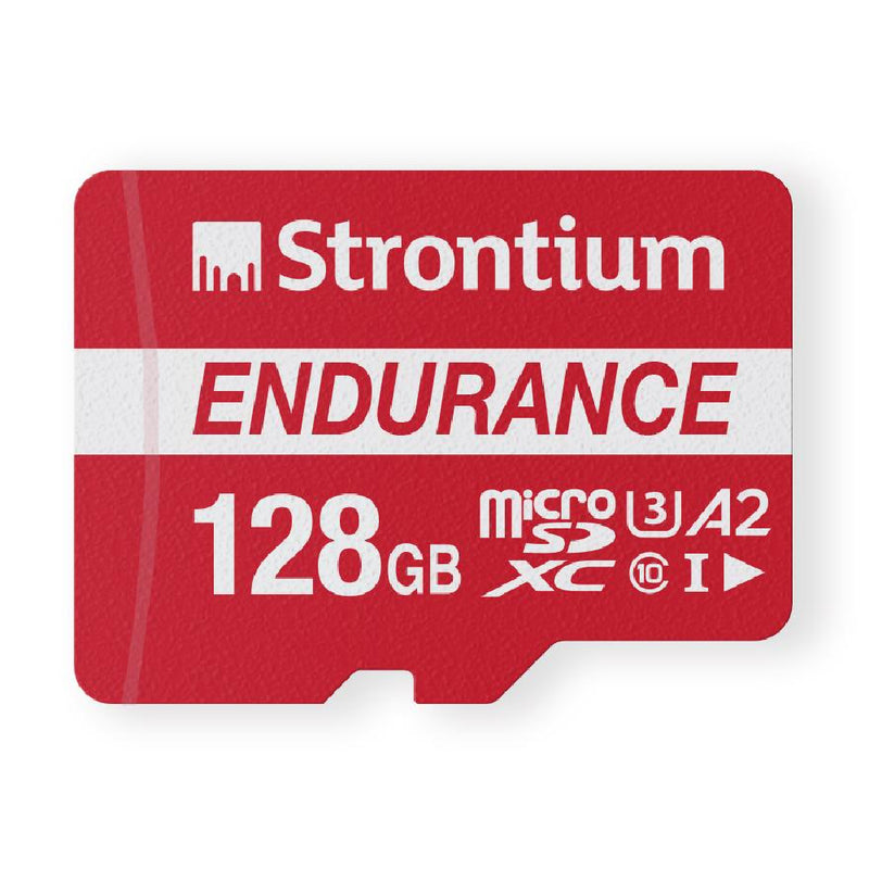 Strontium 128GB microSD Nitro Plus Endurance card with Adaptor Included U3