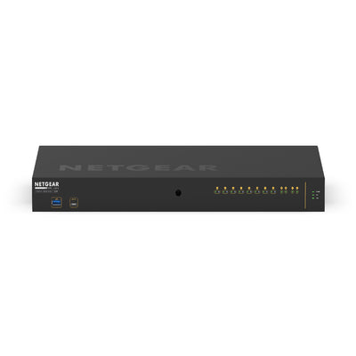 NETGEAR AV Line M4250-10G2F-PoE+ (GSM4212P) 8x1G PoE+ 125W 2x1G and 2xSFP Managed Switch