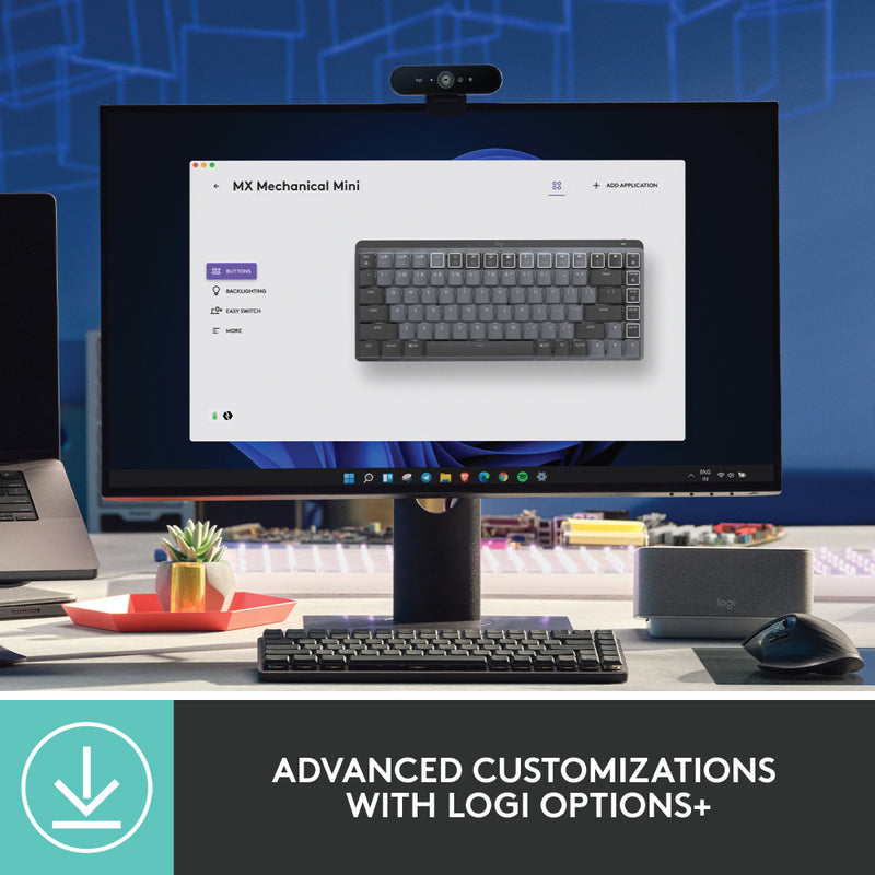 LOGITECH MX Mechanical Mini Wireless Illuminated Performance Keyboard