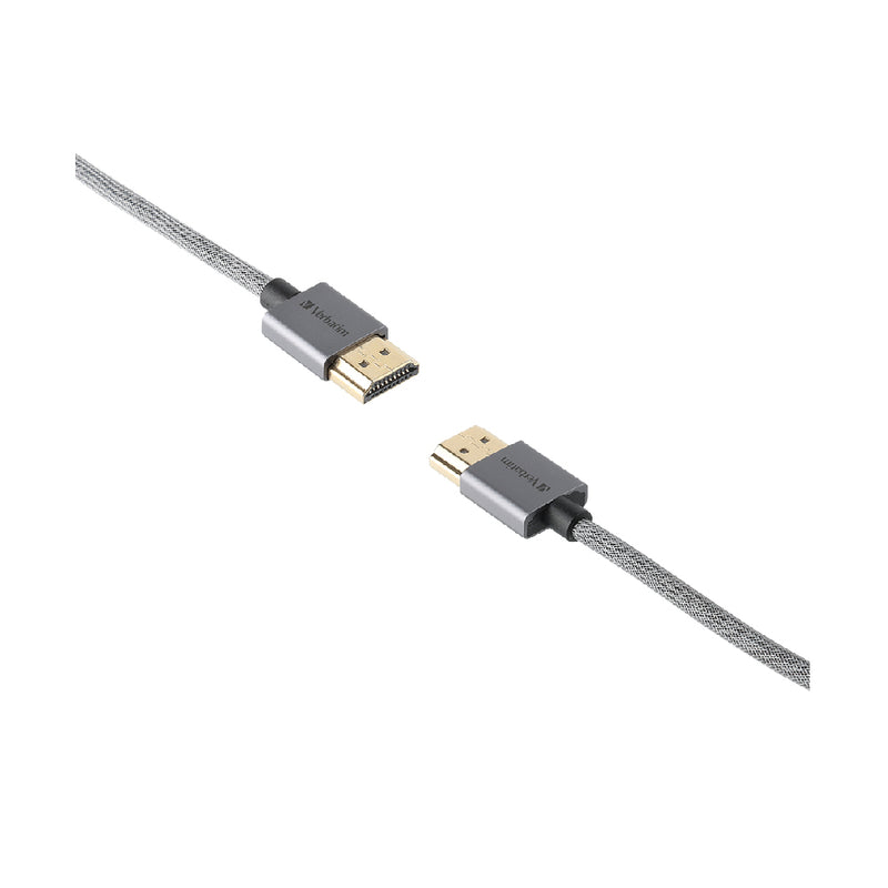 Verbatim HDMI Cable with Ethernet Version 2.0 Extra Slim 180CM - Grey_ 65671
