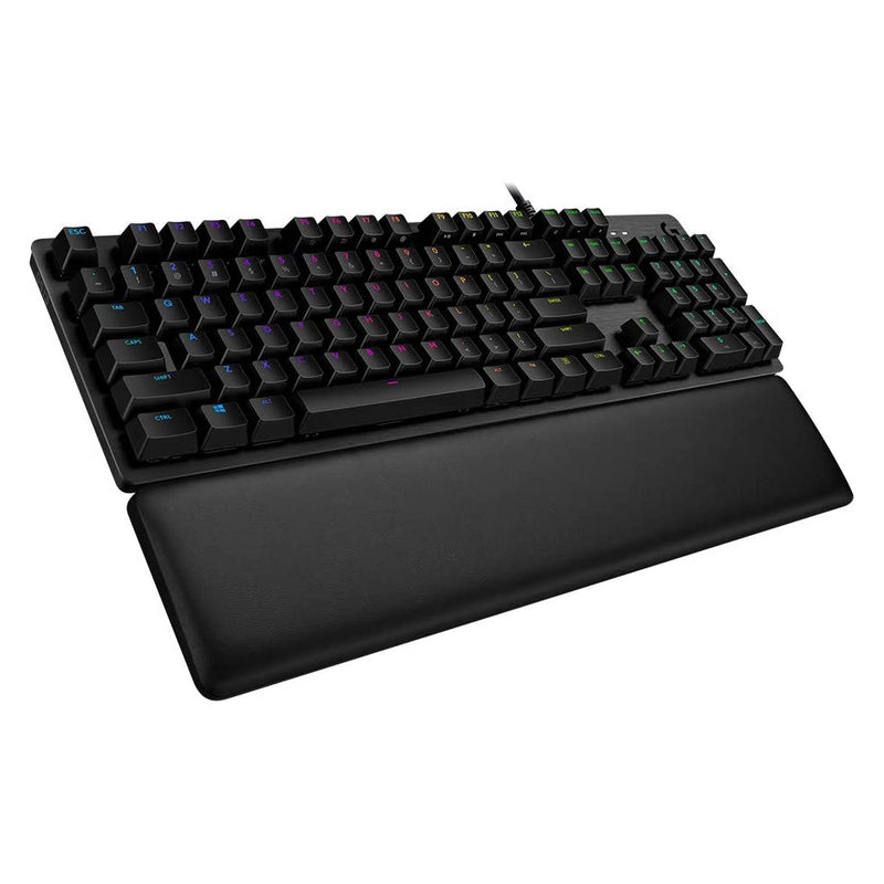 LOGITECH G513 CARBON AND SILVER LIGHTSYNC RGB Mechanical Gaming Keyboard with Palmrest
