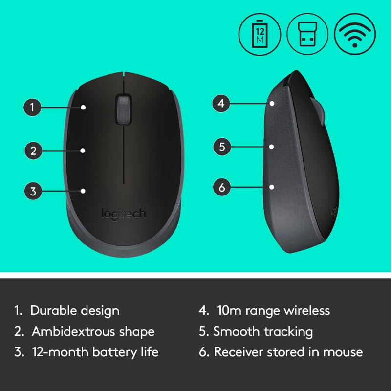 LOGITECH B170 Wireless Mouse