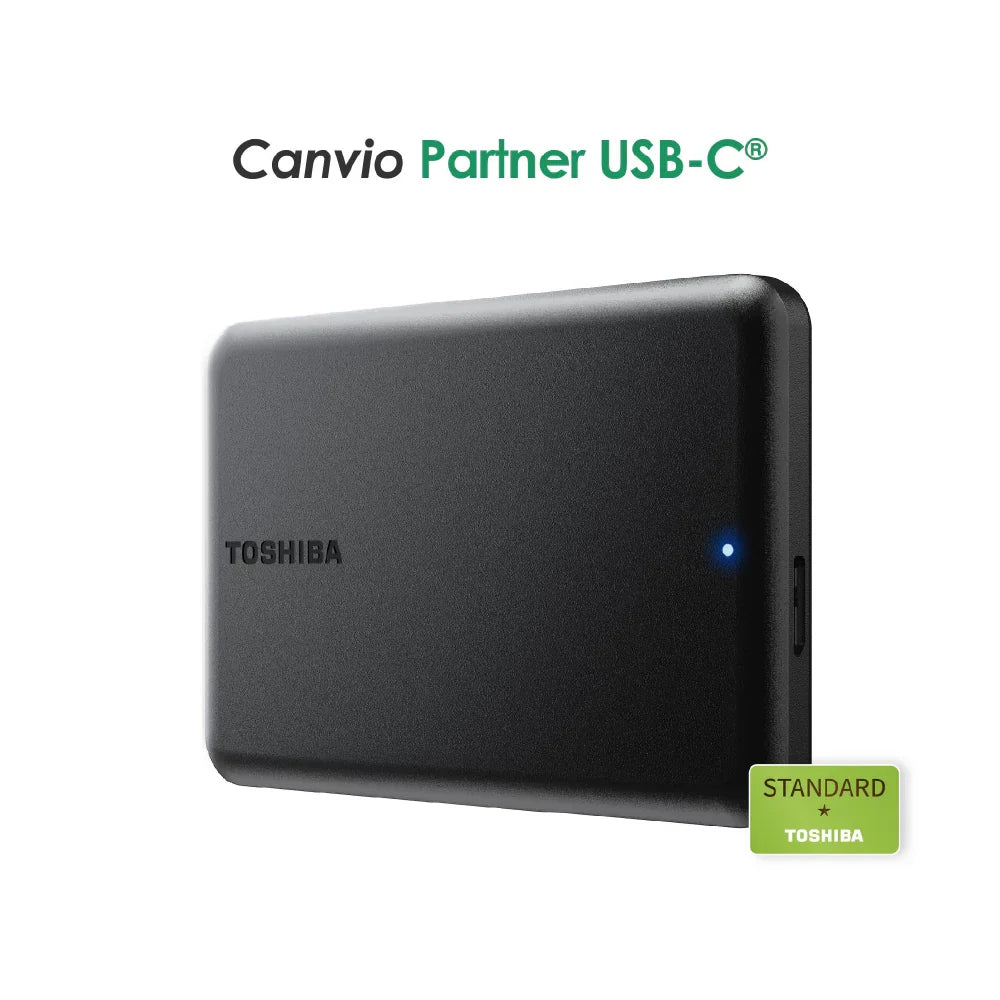 TOSHIBA Canvio Partner Portable External Hard Drive – Kaira Global