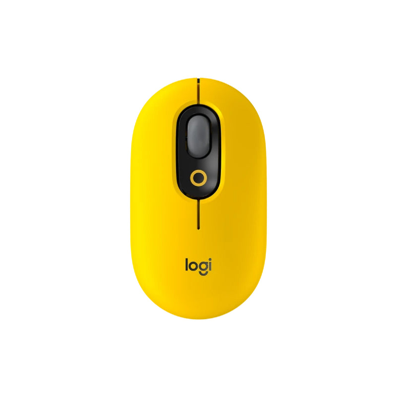 LOGITECH POP Wireless Mouse with Customizable Emoji Blast Yellow