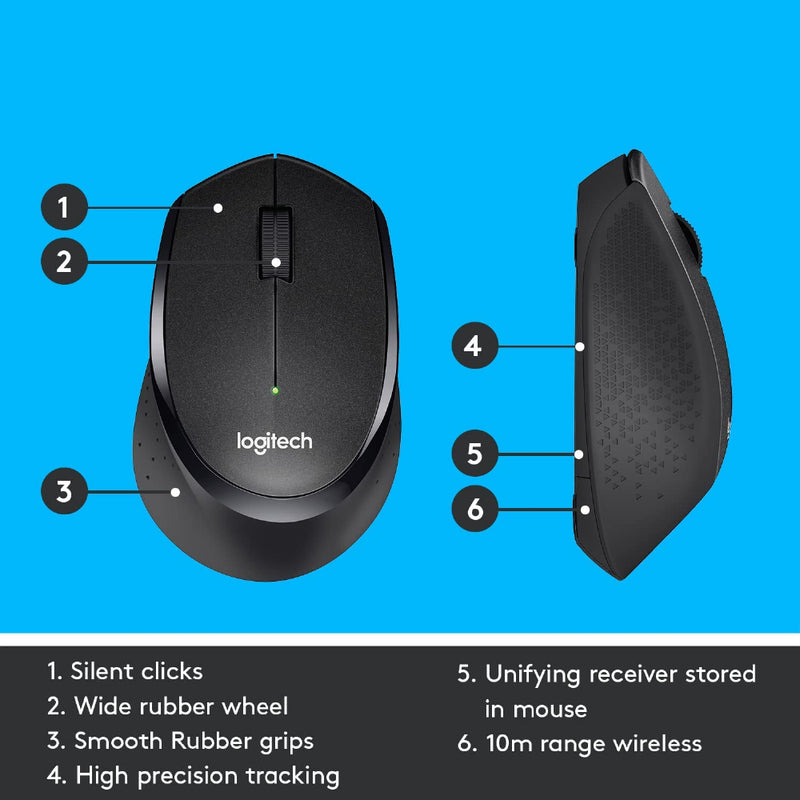 LOGITECH M330 Silent Plus Wireless Mouse