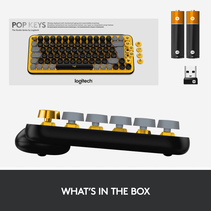 LOGITECH POP Keys Wireless Mechanical Emoji Keyboard