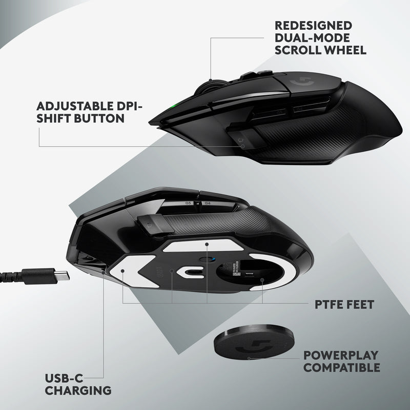 LOGITECH G502 X Lightspeed Wireless Gaming Mouse 